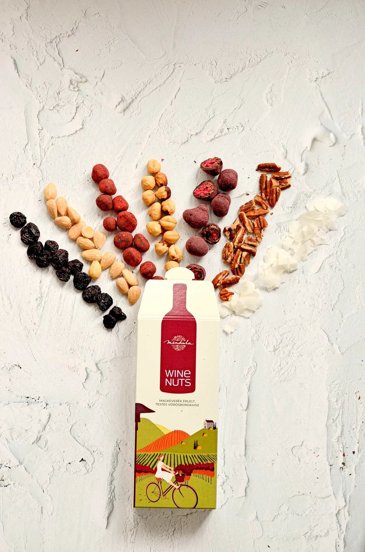 Semințe, cereale - Wine Nuts – Mix de nuci pentru vinuri roșii mature 120g