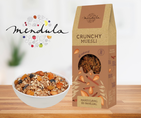 Fulgi, cereale fără gluten - Musli crocant cu migdale și scorțișoară – fără gluten – 300g