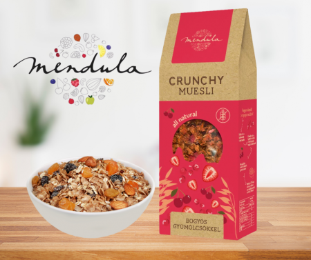 Făinuri fără gluten - Musli crocant fără gluten cu fructe de pădure – 300g
