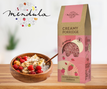 Fulgi, cereale fără gluten - Terci de ovăz cu căpșuni și zmeură – fără gluten – 400g