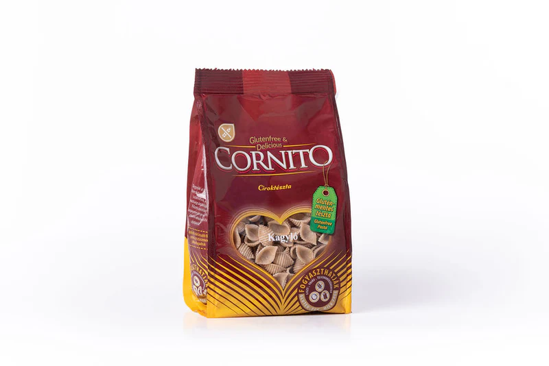 Paste fără gluten - Paste din sorg fara gluten scoici 200g Cornito