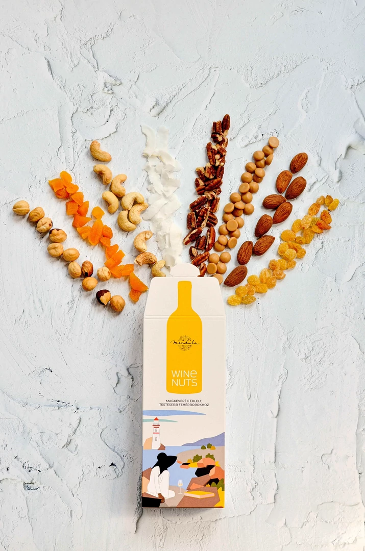 Semințe, cereale - Wine Nuts – Mix de nuci pentru vinuri albe mature 120g