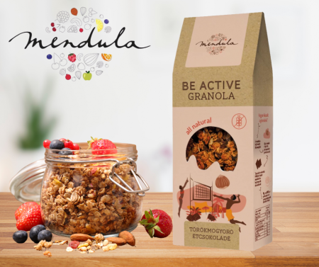Fulgi, cereale fără gluten - Granola cu alune de pădure și ciocolată neagră – fără gluten – 300g