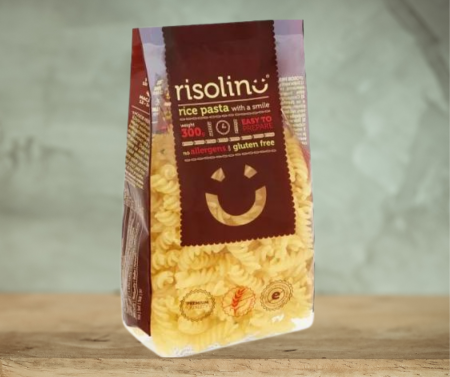 Paste fără gluten - Risolino Paste de orez fara gluten spirale (300g)