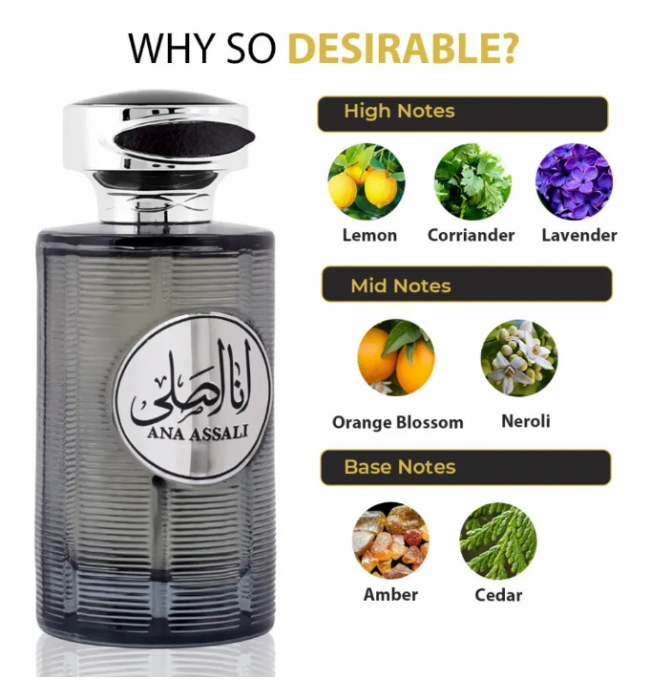 Ana Assali Silver Parfum barbati original arabesc [4]