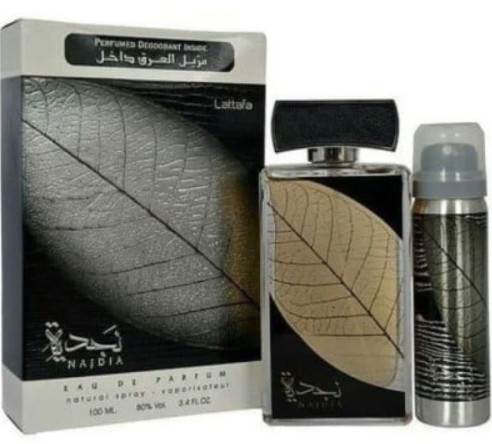 Lattafa Najdia Parfum barbati arabesc original  100ml + Deo - 50ml set [2]