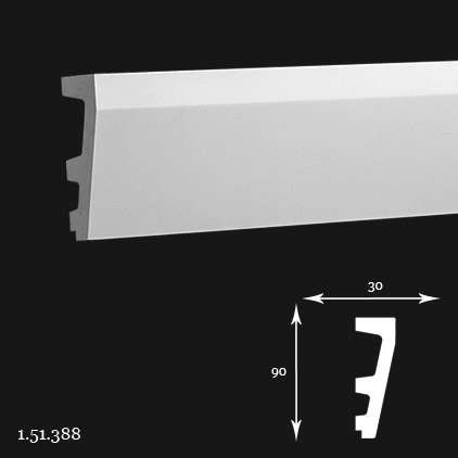 Brau 1.51.388 Poiluretan Gaudi 90 x 2000 mm [4]