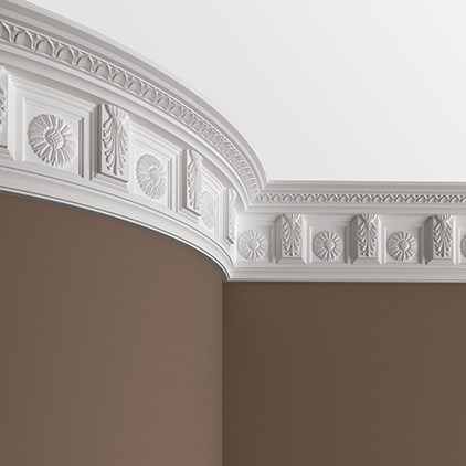 Cornișă 1.50.281 Poliuretan Gaudi 205 x 112 x 2000 mm [4]