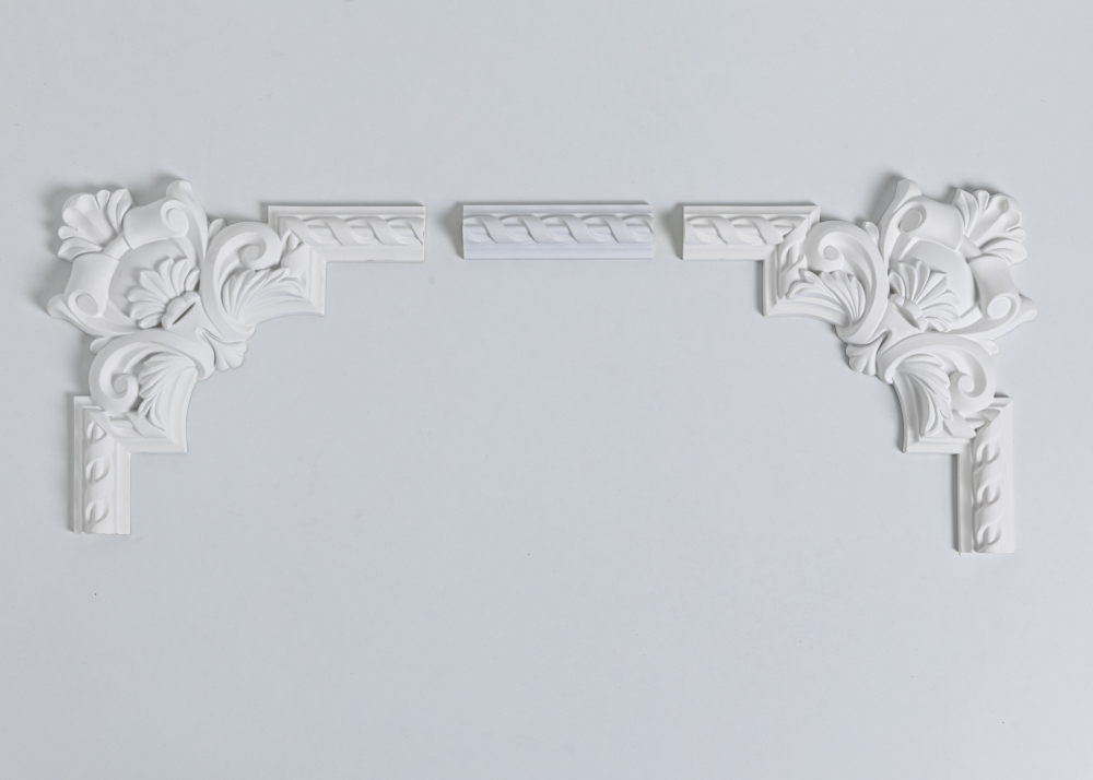 Ornament de colt din poliuretan OCF607B-8 273x260x35 mm [2]