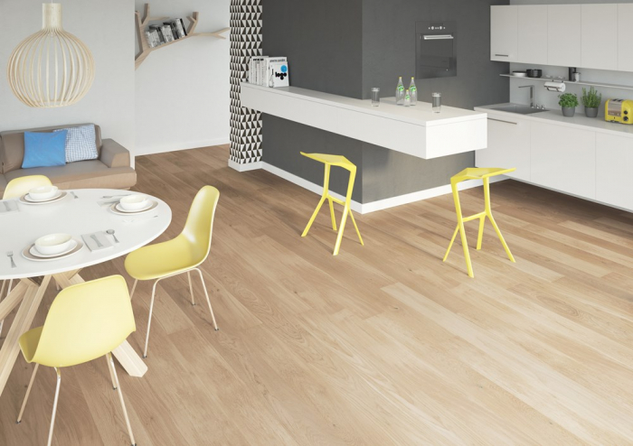 Parchet triplu stratificat Cheesecake Grande Stejar Barlinek 180mm x 2.2m x 14mm [2]