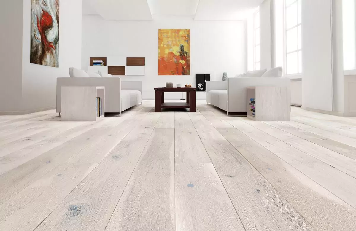 Parchet triplu stratificat Stejar Gentle Senses scurt 207mm x 1.1m x 14mm [2]