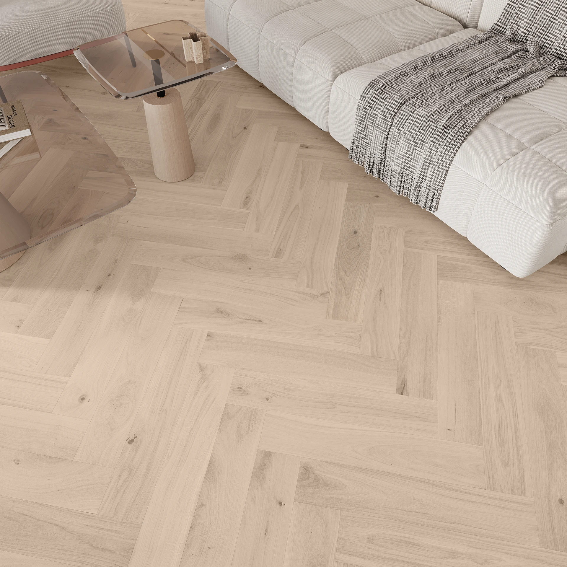 Parchet triplu stratificat Stejar Trivor Herringbone 130 Barlinek [4]