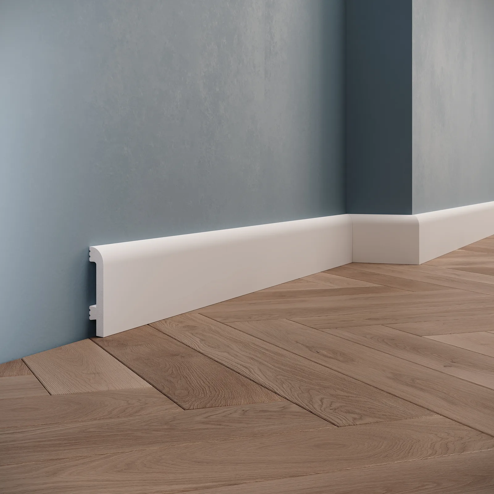 Plintă din polimer dur PDPL006, 81 × 15 × 2400 mm [2]