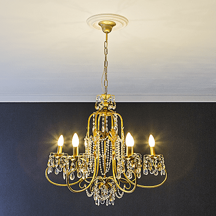 Rozeta tavan 1.56.013 Poliuretan Gaudi 32 x 260 mm [2]