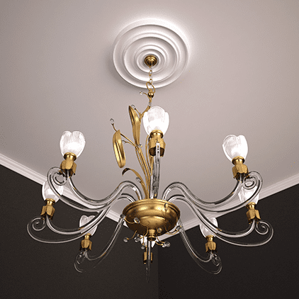 Rozeta tavan 1.56.014 Poliuretan Gaudi 57 x 340 mm [2]