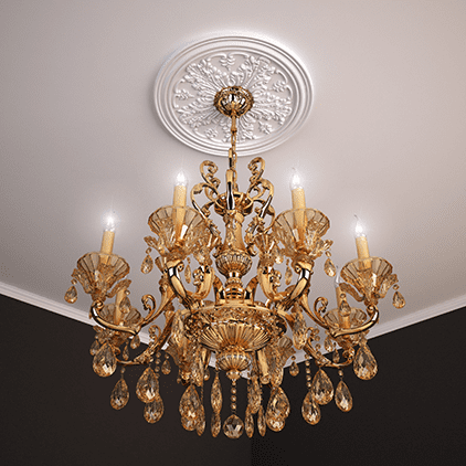 Rozeta tavan 1.56.034 Poliuretan Gaudi 50 x 512 mm [2]