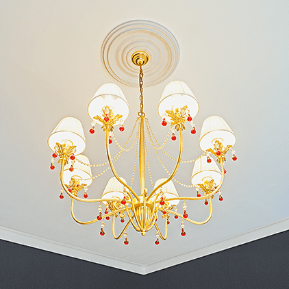 Rozeta tavan 1.56.035 Poliuretan Gaudi 44 x 485 mm [2]