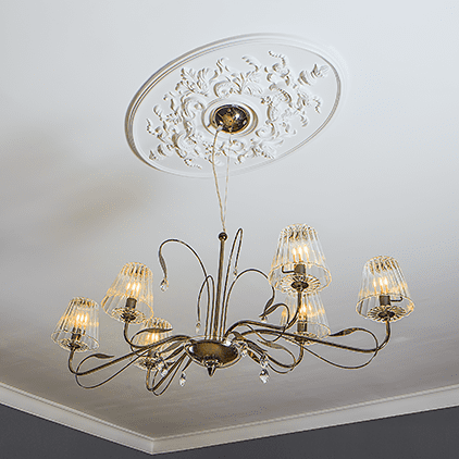 Rozeta tavan 1.56.041 Poliuretan Gaudi 544 x 785 x 48 mm [2]