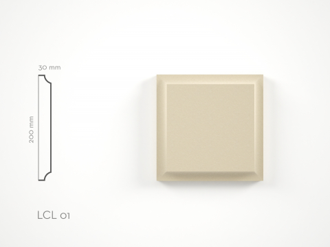 Coltare de exterior - Element decorativ Coltar LCL01RA 200x200x30mm