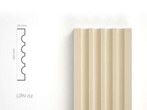 Pilastri de exterior - Element decorativ Pilastru LP02 160x25x2000mm
