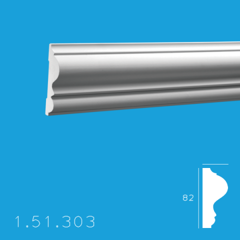 Brauri Poliuretan - Brau 1.51.303 Poiluretan Gaudi 82 x 2000 mm