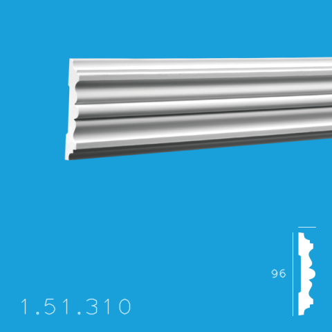 Brauri Poliuretan - Brau 1.51.310 Poiluretan Gaudi 96 x 2000 mm