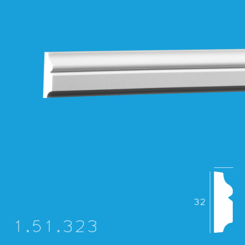 Brauri Poliuretan - Brau 1.51.323 Poiluretan Gaudi 32 x 2000 mm