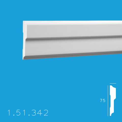 Brauri Poliuretan - Brau 1.51.342 Poiluretan Gaudi 75 x 2000 mm