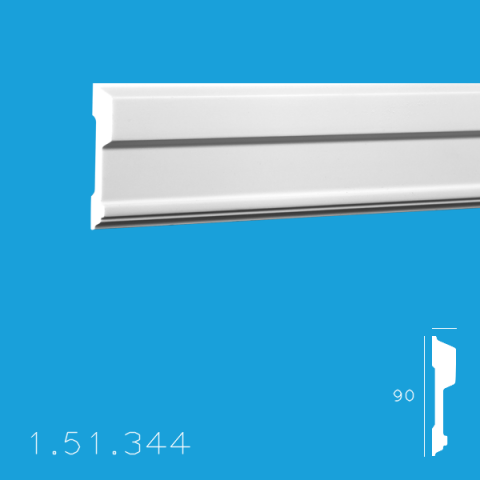 Brauri Poliuretan - Brau 1.51.344 Poiluretan Gaudi 90 x 2000 mm