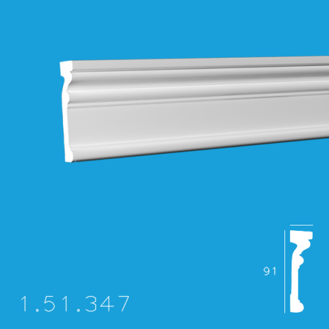 Brauri Poliuretan - Brau 1.51.347 Poiluretan Gaudi 91 x 2000 mm