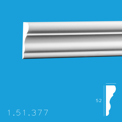 Brauri Poliuretan - Brau 1.51.377 Poiluretan Gaudi 52 x 2000 mm