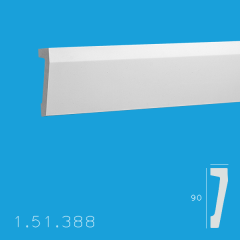 Brauri Poliuretan - Brau 1.51.388 Poiluretan Gaudi 90 x 2000 mm