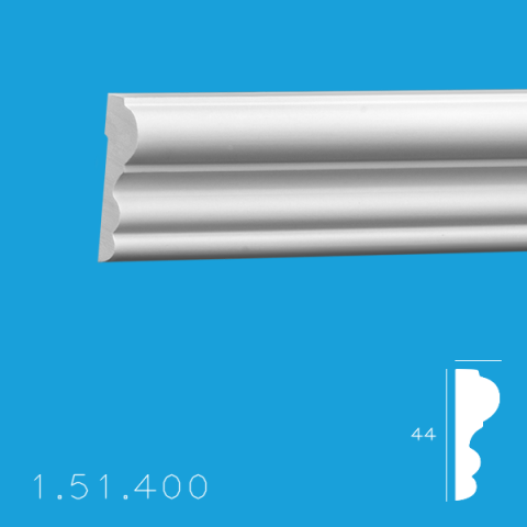 Brauri Poliuretan - Brau 1.51.400 Poiluretan Gaudi 44 x 2000 mm