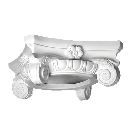 Coloane de interior din poliuretan - Capitel 1.11.003 Poliuretan Gaudi 169 x 392 x 393 mm