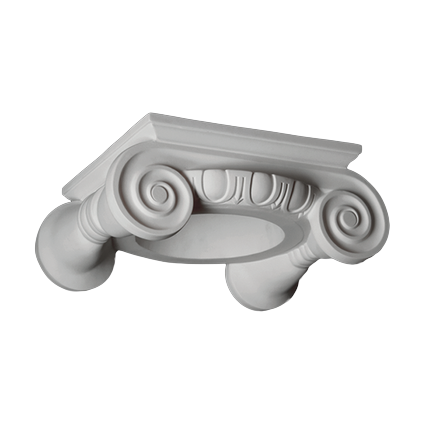 Coloane de interior din poliuretan - Capitel 1.11.004 Poliuretan Gaudi 174 x 438 x 358 mm