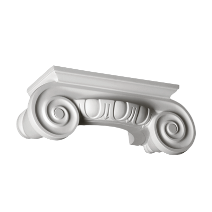 Semicoloane de interior din poliuretan - Capitel 1.15.004 Poliuretan Gaudi 174 x 438 x 180 mm
