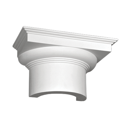 Semicoloane de interior din poliuretan - Capitel 1.15.005 Poliuretan Gaudi 150 x 271 x 135 mm
