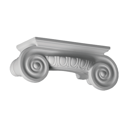 Semicoloane de interior din poliuretan - Capitel 1.15.009 Poliuretan Gaudi 93 x 234 x 93 mm