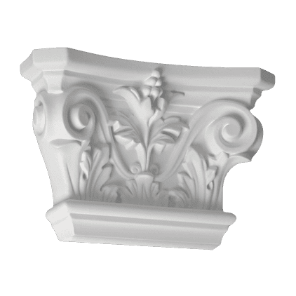 Pilastri de interior din poliuretan - Capitel 1.21.001 Poliuretan Gaudi 150 x 230 x 69 mm