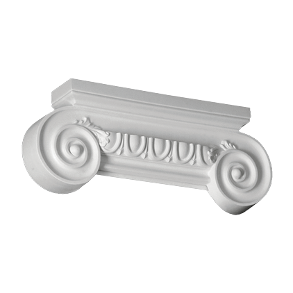 Pilastri de interior din poliuretan - Capitel 1.21.006 Poliuretan Gaudi 180 x 470 x 80 mm