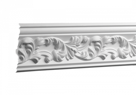 Profile decorative de interior - Cornișă 1.50.189 Poliuretan Gaudi 69 x 72 x 2000 mm