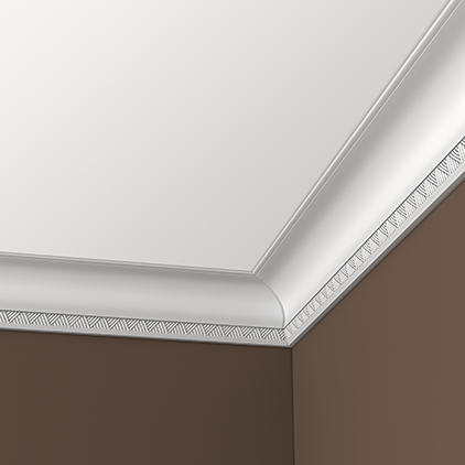 Cornise de interior din poliuretan - Cornișă 1.50.202 Poliuretan Gaudi 103 x 97 x 2000 mm