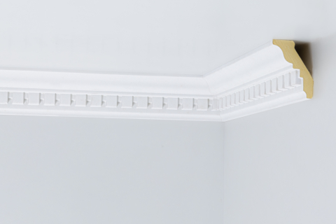Cornise de interior din poliuretan - Cornisa CM1008-8 din poliuretan 70x55x2440 mm
