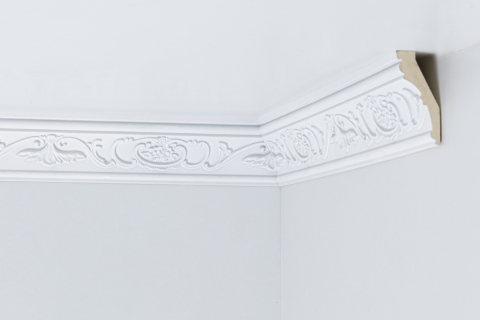 Cornise de interior din poliuretan - Cornisa CM141 din poliuretan 75x35x2000 mm
