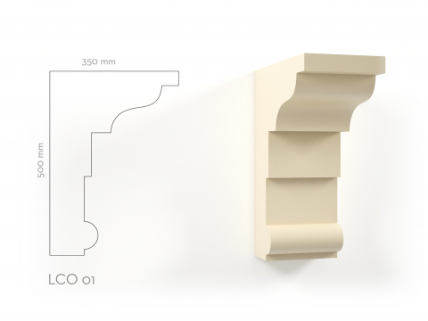 Console de exterior - Element decorativ Consola LCO01 500x350x120mm