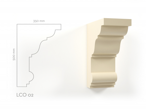 Console de exterior - Element decorativ Consola LCO02 500x350x120mm