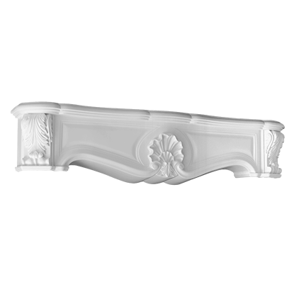 Seminee decorative de interior din poliuretan - Element decorativ pentru semineu 1.64.001 Poliuretan Gaudi 313 x 1303 x 221 mm