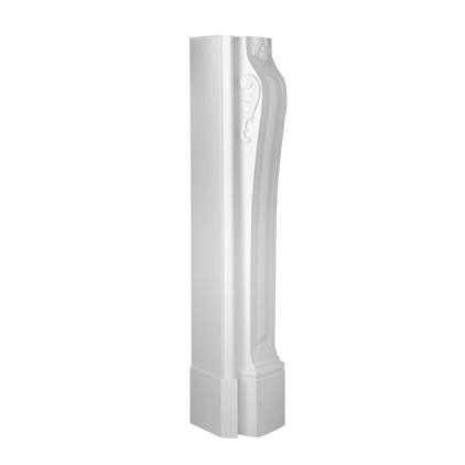 Seminee decorative de interior din poliuretan - Element decorativ pentru semineu 1.64.002 Poliuretan Gaudi 877 x 180 x 171 mm