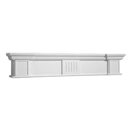 Seminee decorative de interior din poliuretan - Element decorativ pentru semineu 1.64.004 Poliuretan Gaudi 238 x 1295 x 195 mm