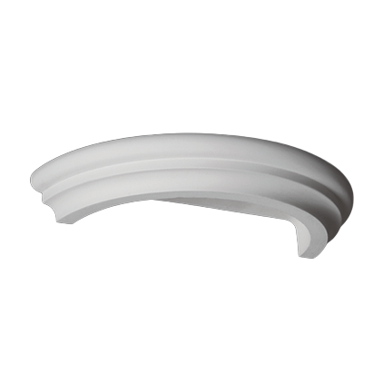 Semicoloane de interior din poliuretan - Inel 1.15.300 Poliuretan Gaudi 45 x 295 mm